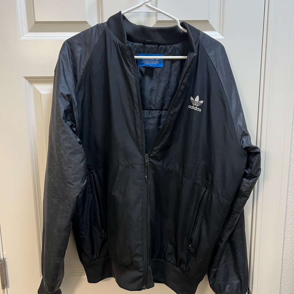 Adidas Men's Black Bomber Jacket